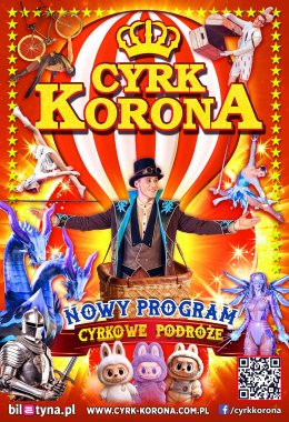 Jędrzejów Wydarzenie Inne wydarzenie Cyrk Korona - Nowy Program 2026 - Cyrkowe Podróże